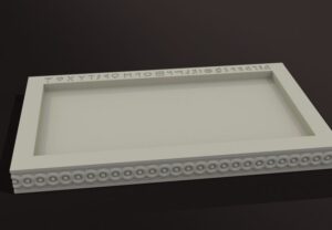 Modello 3D della Tavoletta di Marsiliana.