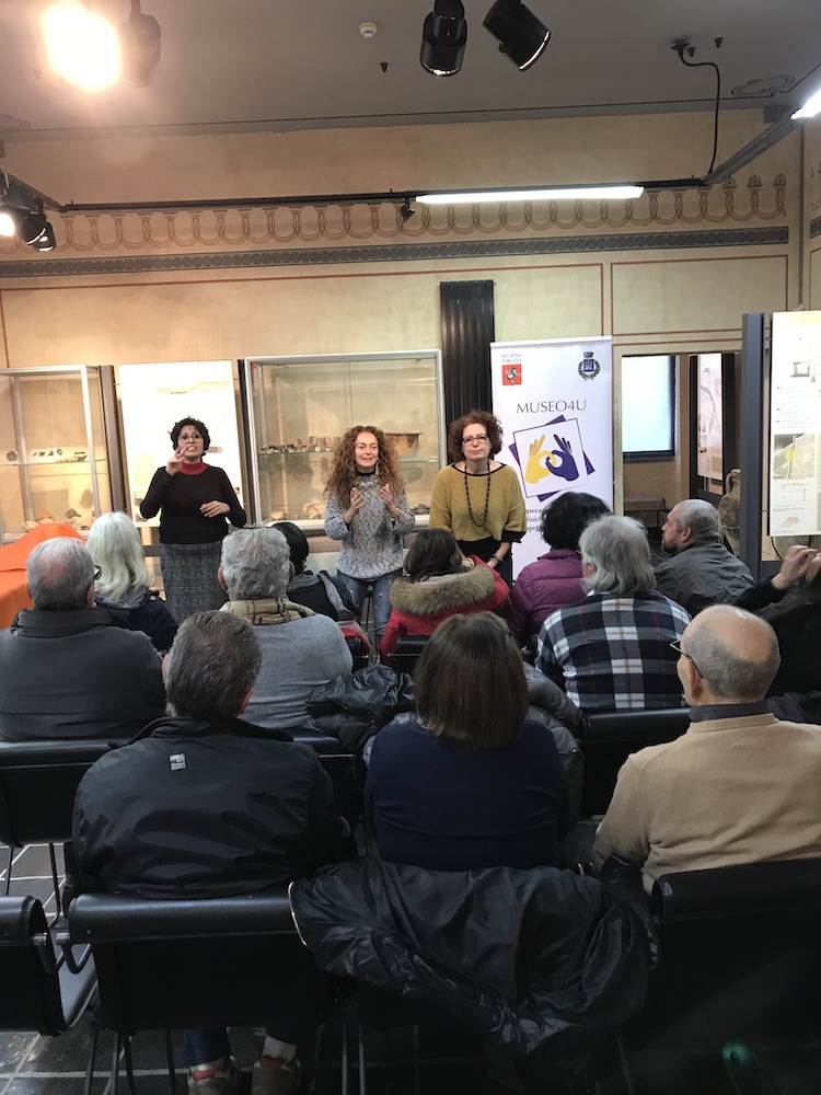 Presentazione di Museo4U a Vetulonia con interprete LIS, 03 dicembre 2017.