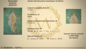 Flora, ambasciatrice del MANN nel mondo.